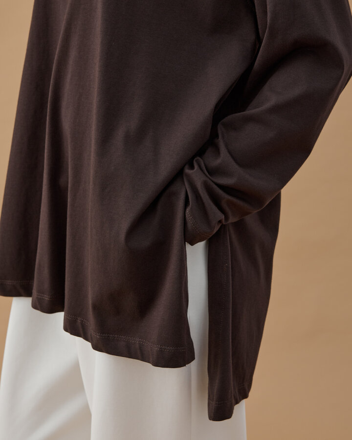 Süprem Relax Bluz Kahve - Aybikestil (1)