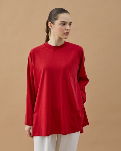 Süprem Relax Bluz Kırmızı 