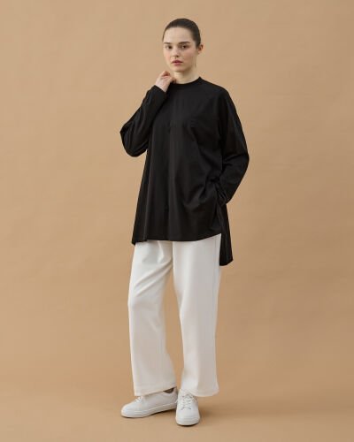 Süprem Relax Bluz Siyah - Aybikestil (1)