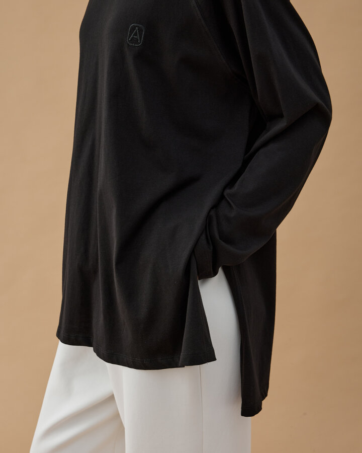 Süprem Relax Bluz Siyah - Aybikestil (1)