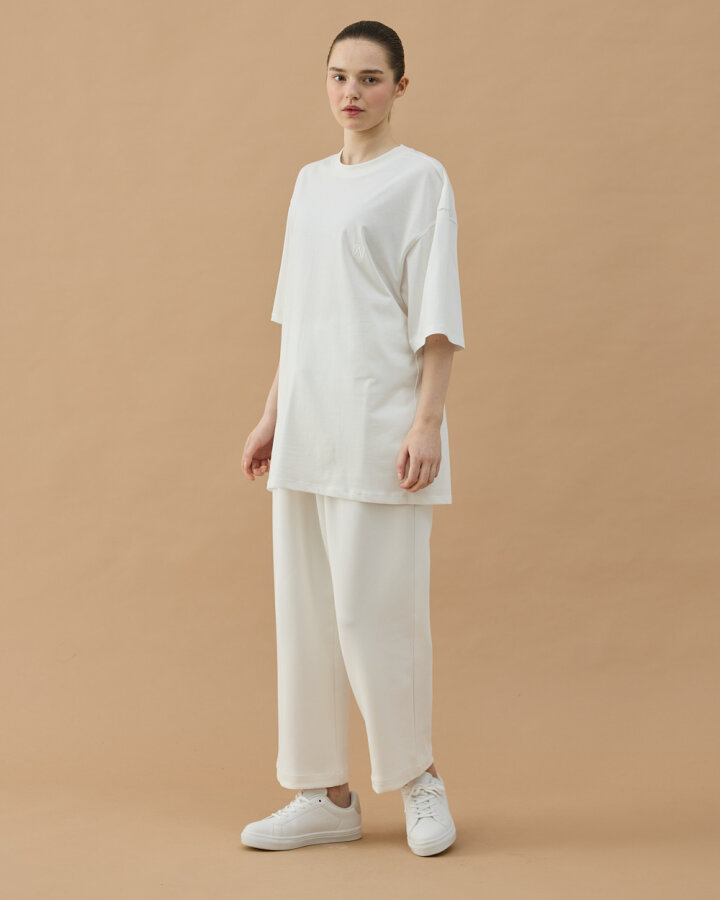 Süprem Smart Tshirt Ekru - Aybikestil (1)