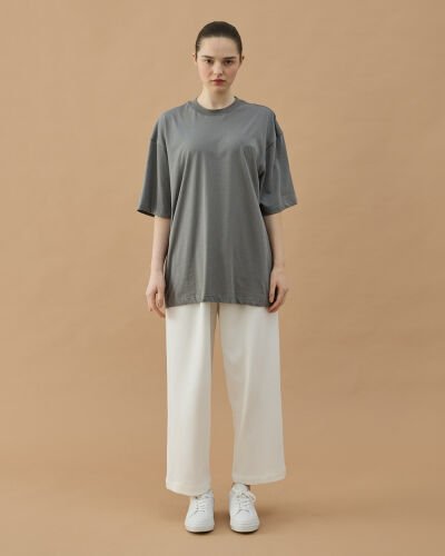 Süprem Smart Tshirt Gri - Aybikestil (1)