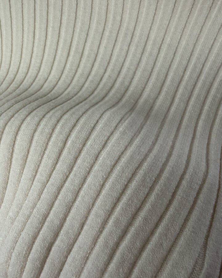 Triko Balıkçı Yaka Fitilli Body Ekru - Aybikestil (1)