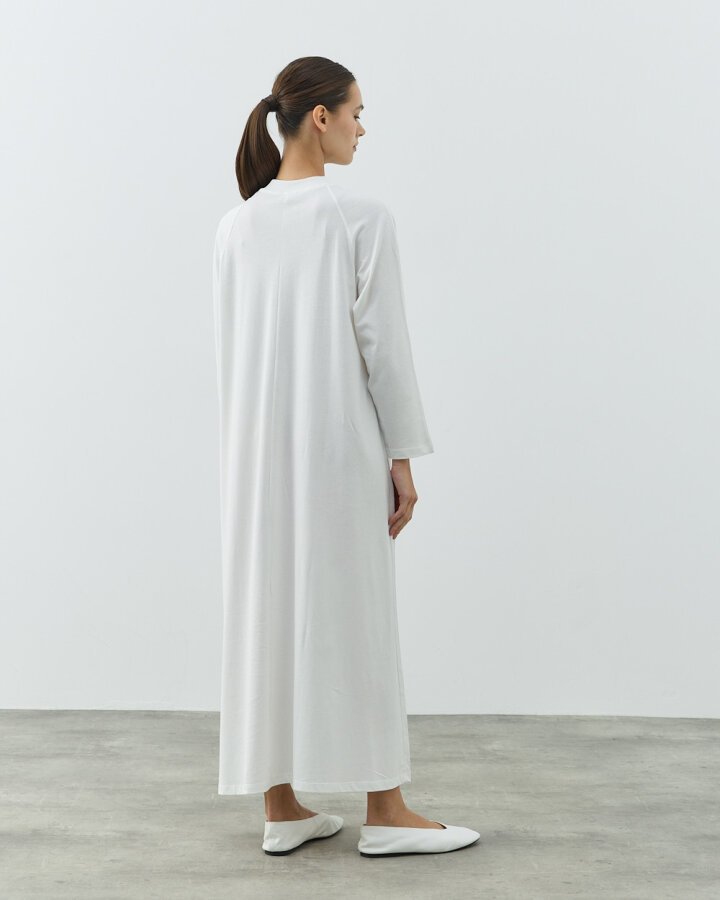 Uzun Kollu Elbise Astarı Beyaz - Aybikestil (1)