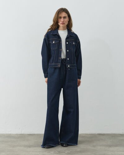 Wide Leg Jean Lacivert - Aybikestil (1)