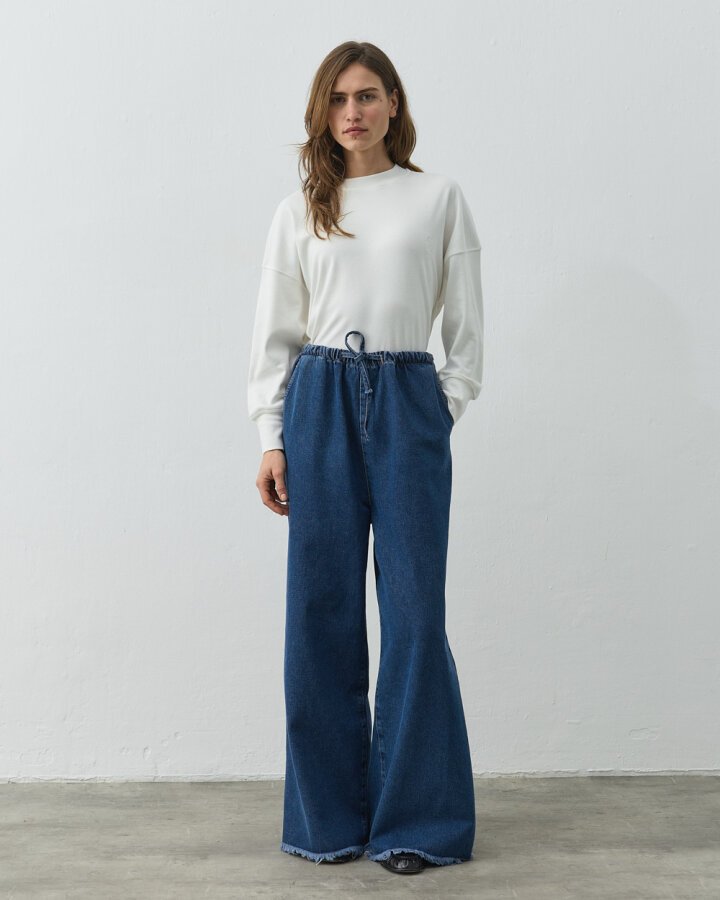 Wide Leg Jean Mavi - Aybikestil (1)