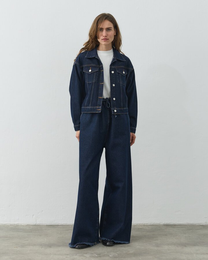 Wide Leg Jean Lacivert - Aybikestil (1)