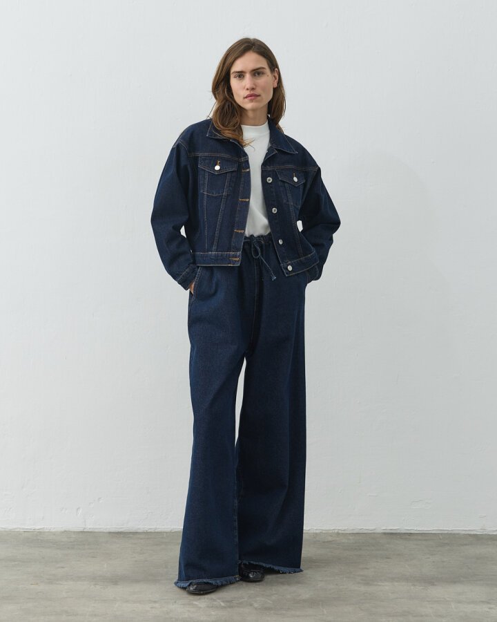 Wide Leg Jean Lacivert - Aybikestil (1)