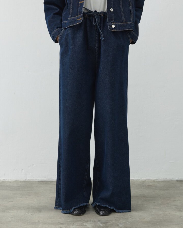 Wide Leg Jean Lacivert - Aybikestil