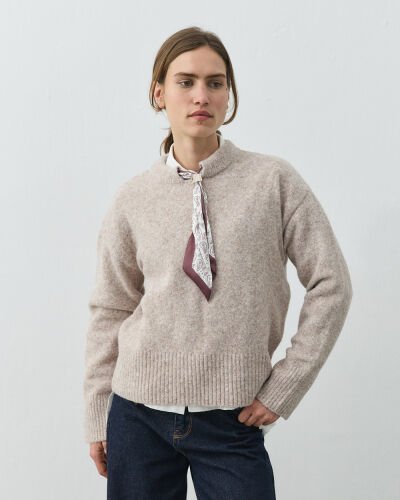 Yakası Fularlı Kazak Vizon 