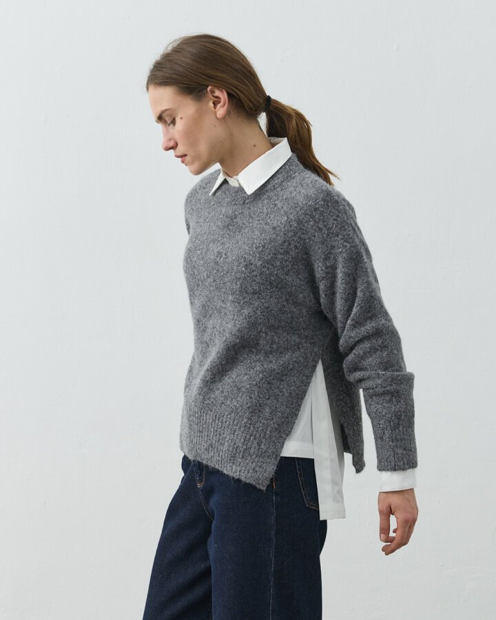 Yırtmaçlı Kazak Füme - Aybikestil (1)