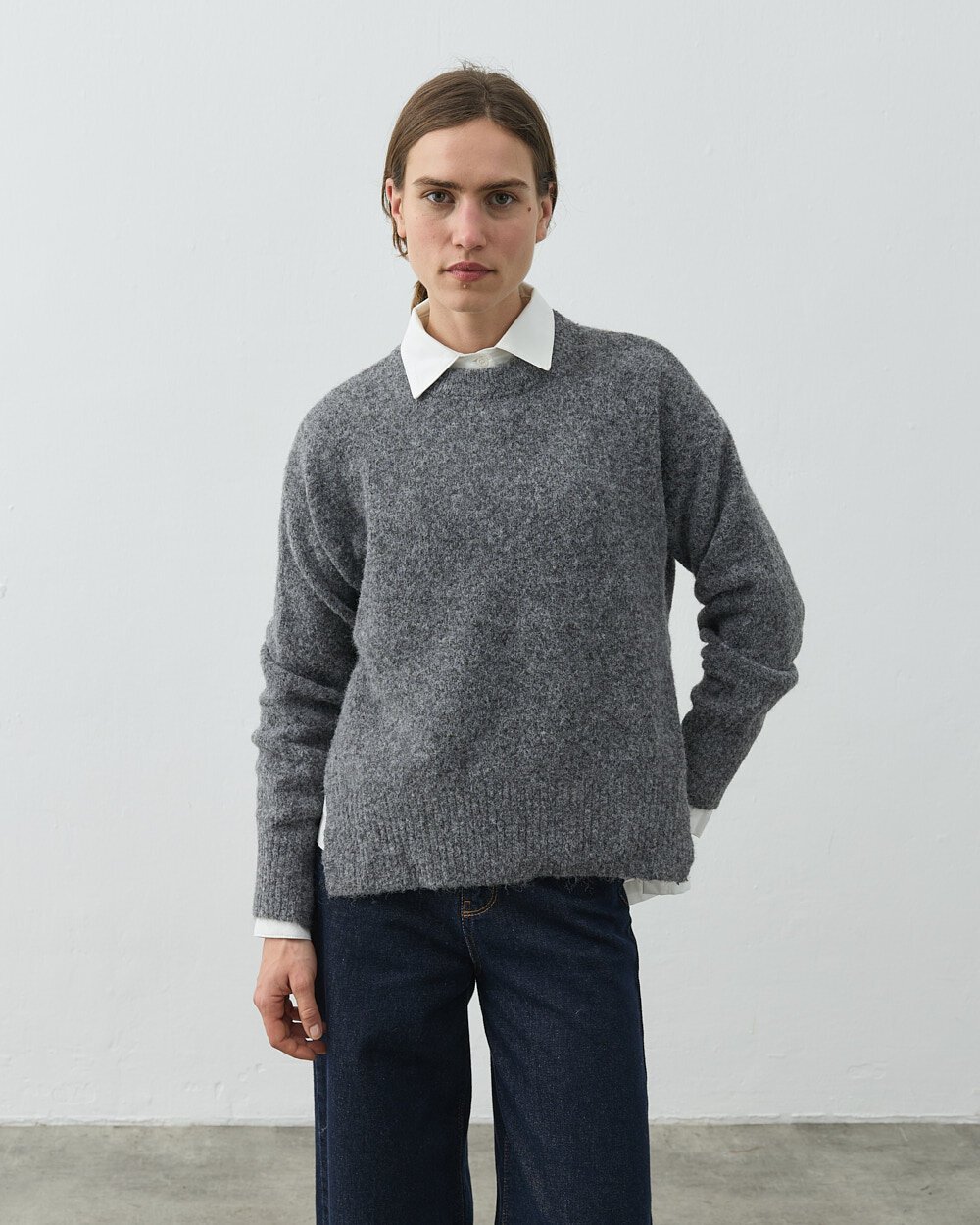 Yırtmaçlı Kazak Füme - Aybikestil