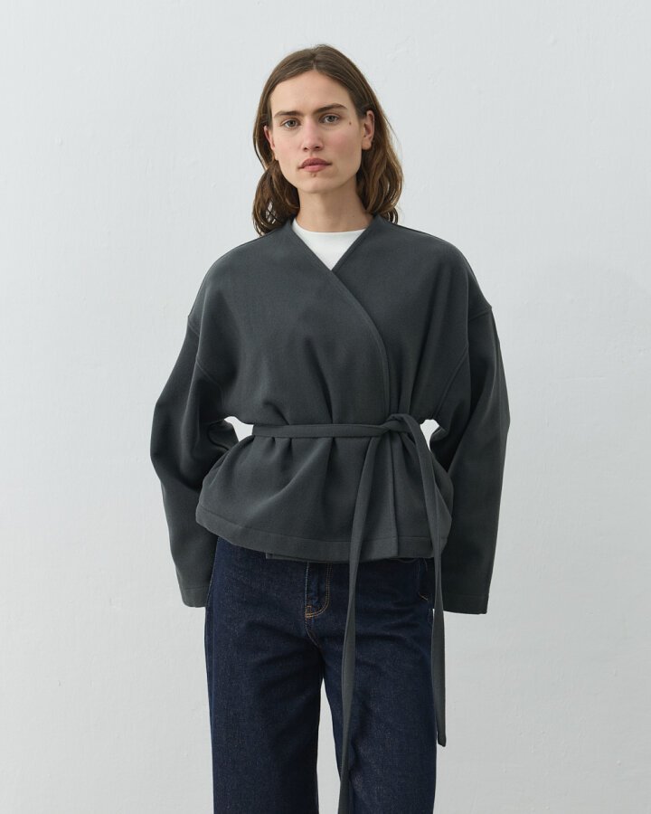 Yün Seyyar Atkılı Kısa Kaban Yeşil - Aybikestil (1)