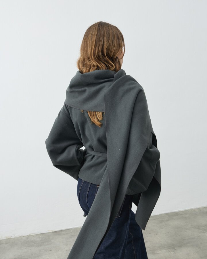 Yün Seyyar Atkılı Kısa Kaban Yeşil - Aybikestil (1)